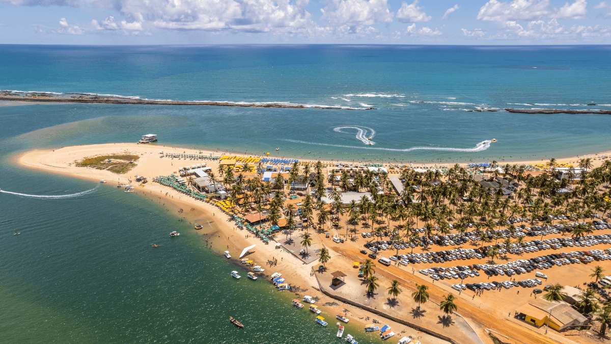 Praia do Gunga em Maceió