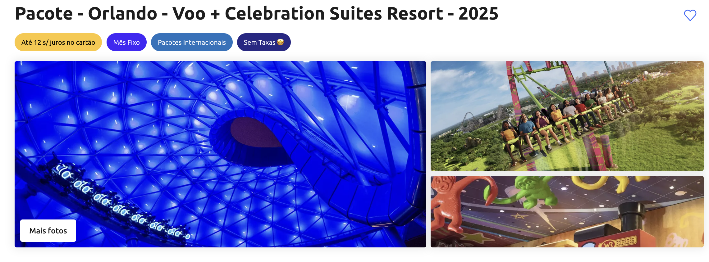 Pacote - Orlando - Voo + Celebration Suites Resort - 2025 