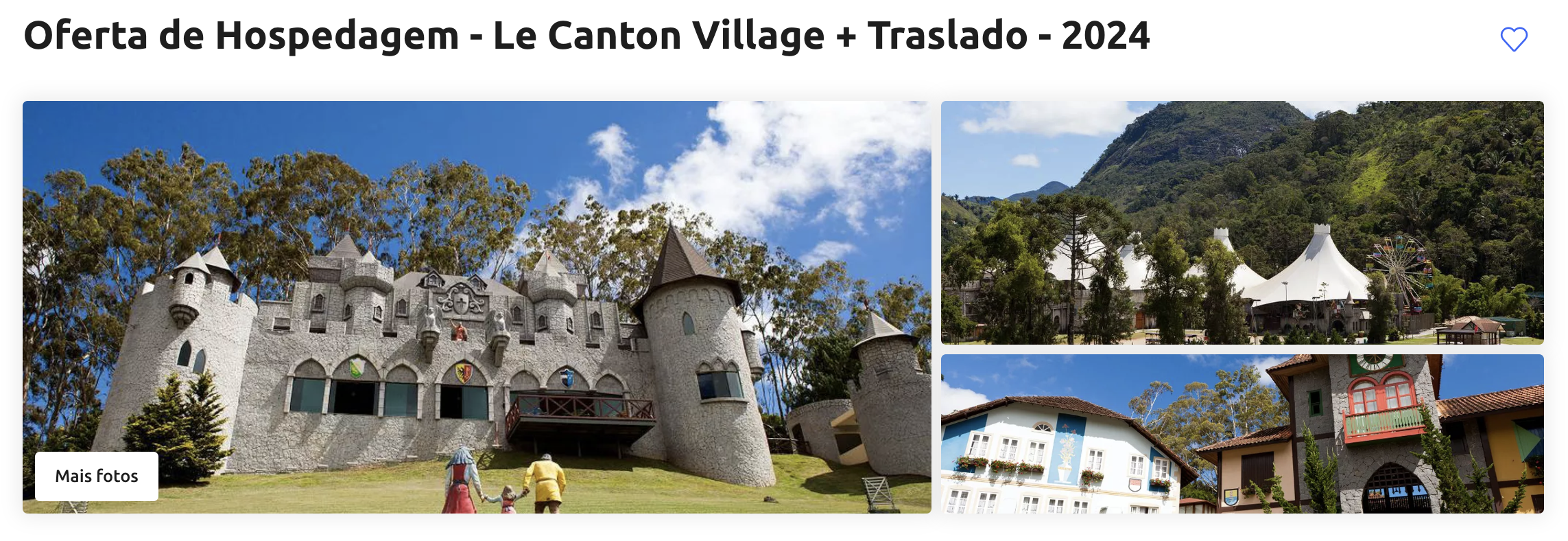 Oferta de Hospedagem - Le Canton Village + Traslado - 2024 