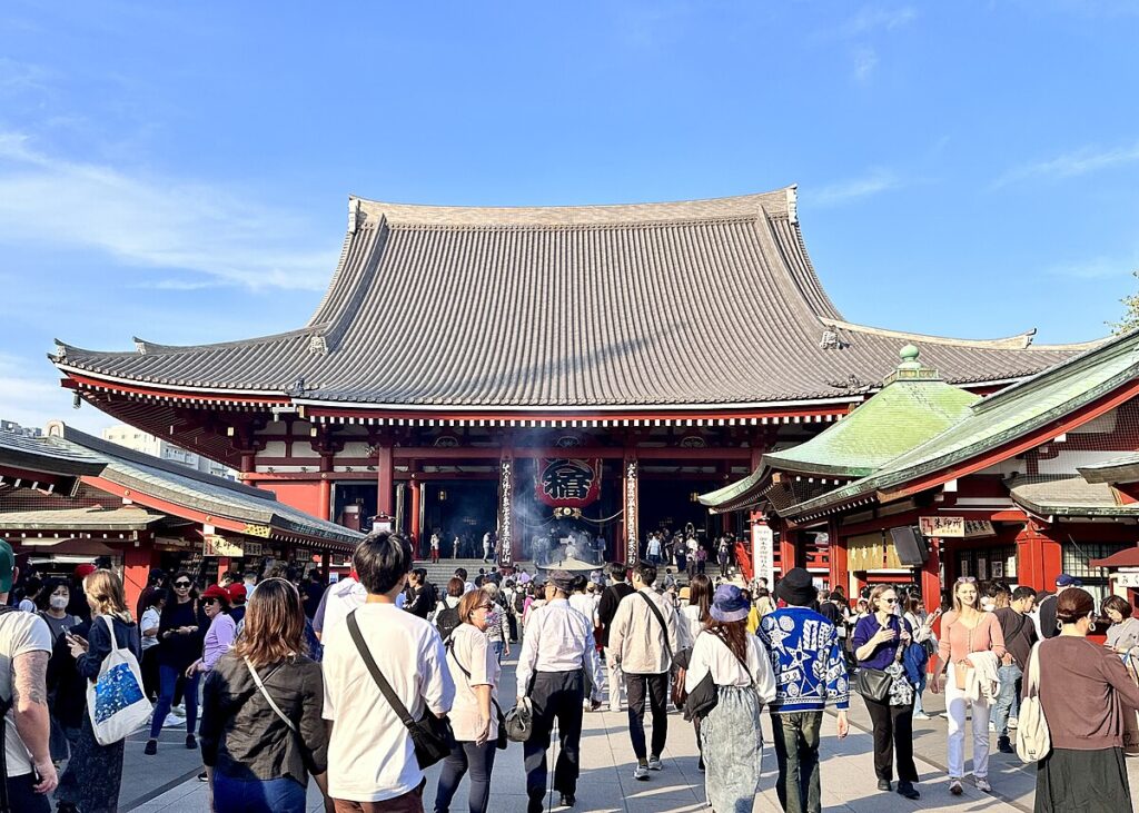 Templo Senso-ji, em Tóquio.