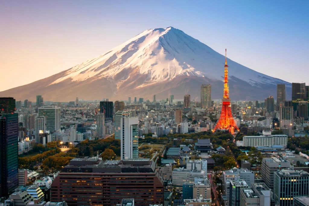 Tóquio, capital do Japão.