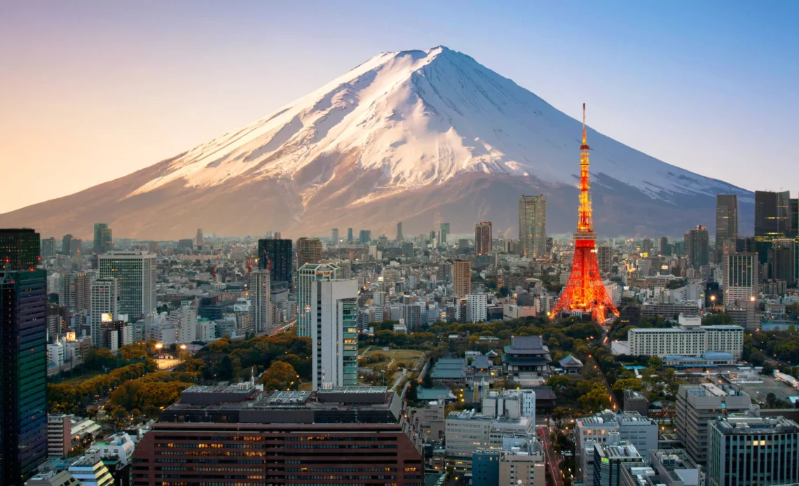 Tóquio, capital do Japão.