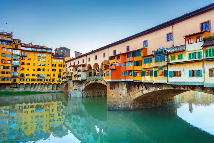 Ponte Vecchio, em Florença, na Itália