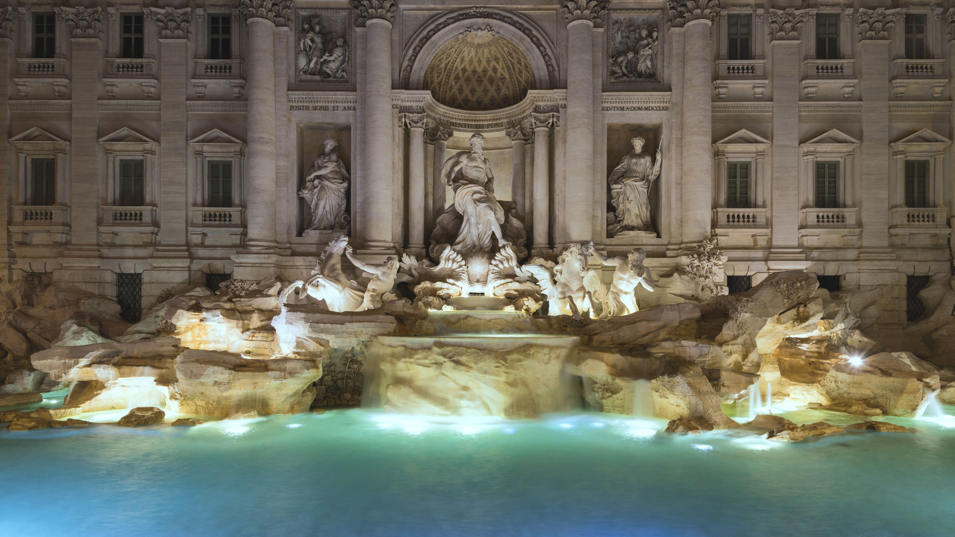 Fontana di Trevi, em Roma