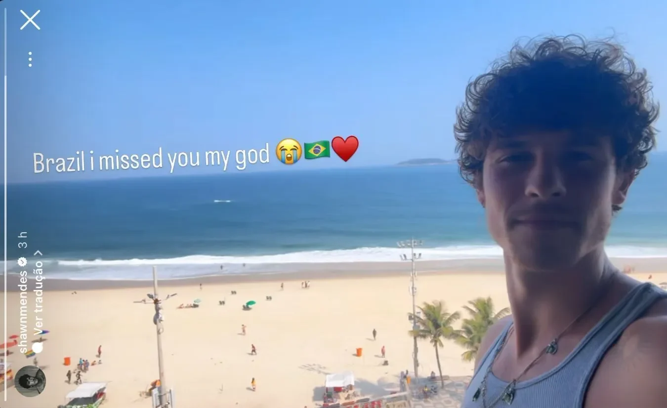 Roteiro de Viagem Brasileiro de Shawn Mendes: Rio, Trancoso e Caldas Novas