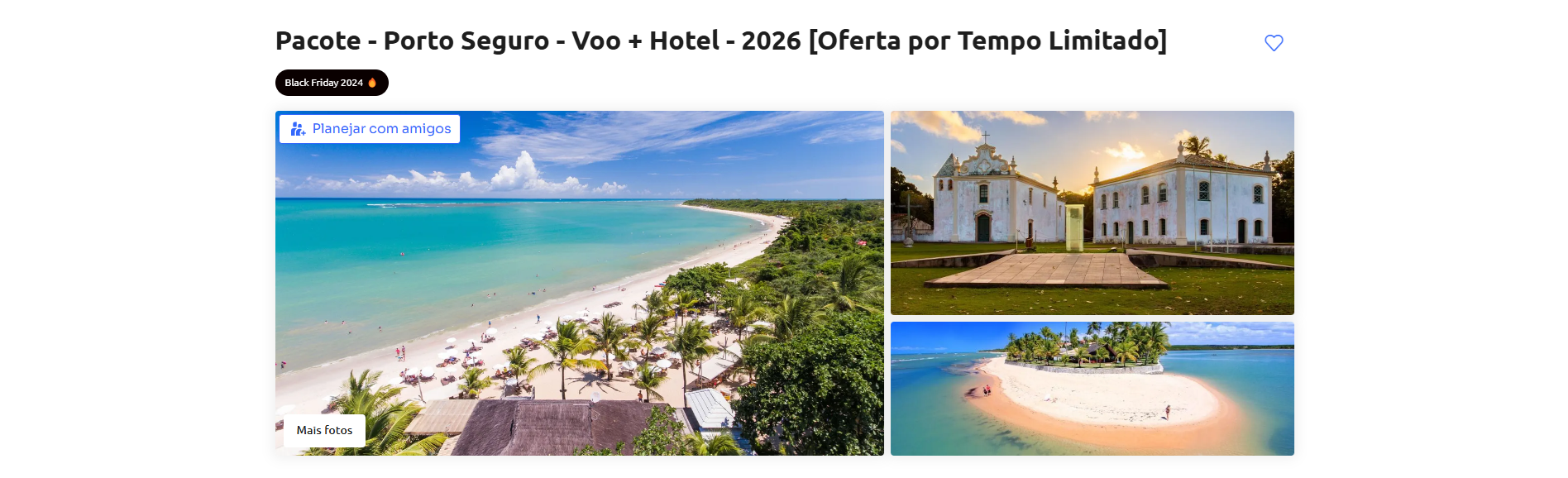 Pacote - Porto Seguro - Voo + Hotel - 2026 [Oferta por Tempo Limitado] 