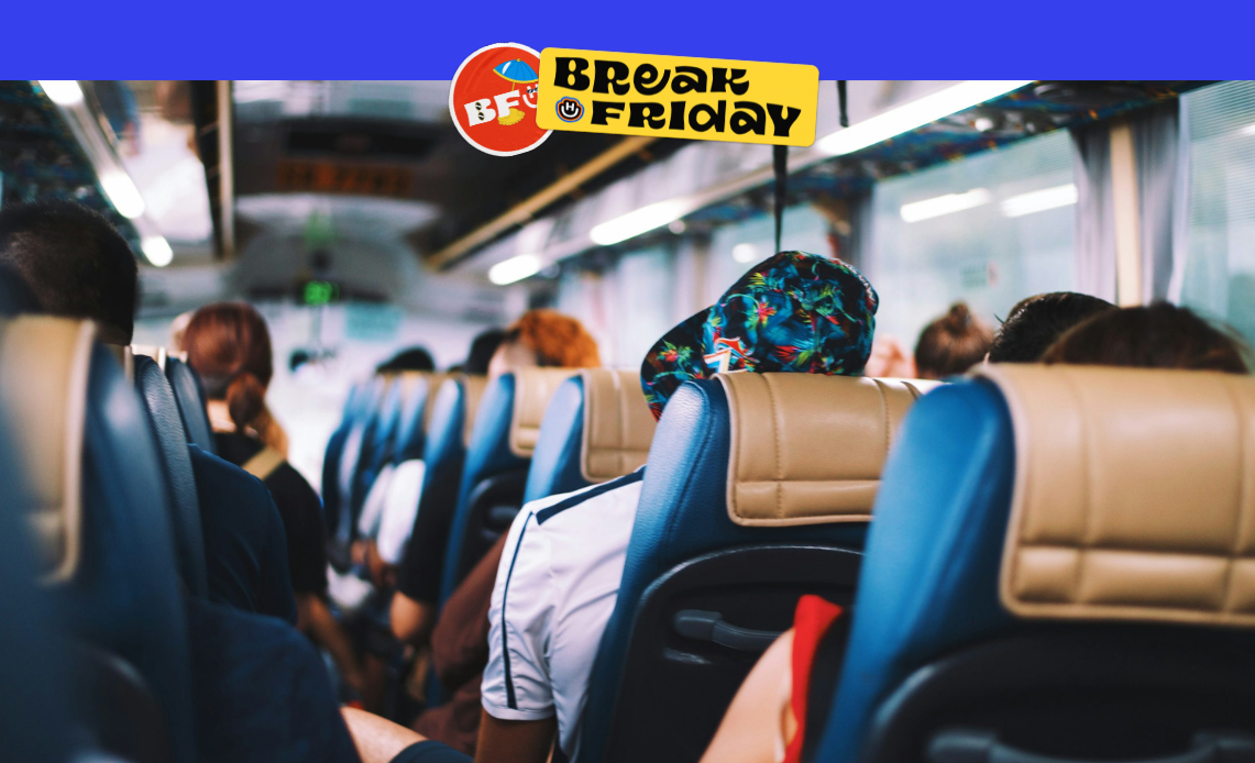 Viagem de ônibus para destinos turísticos no Brasil, como Campos do Jordão, Olímpia, Búzios, Paraty e mais.