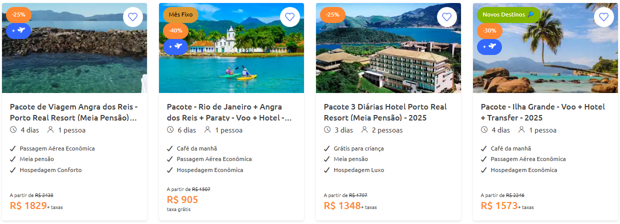 Pacotes de Viagem Hurb Angra dos Reis