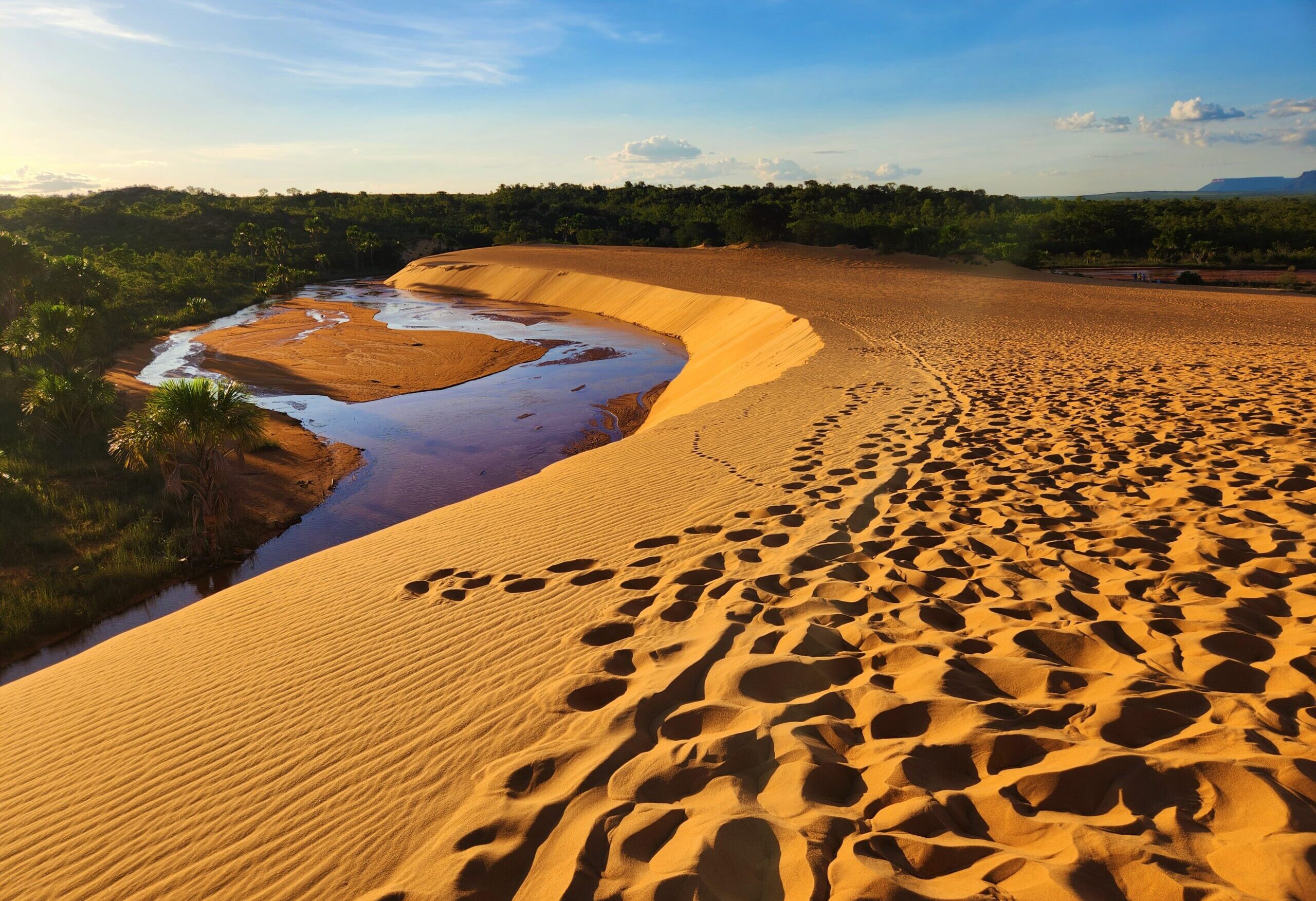 Dunas douradas em Jalapão, Tocantins