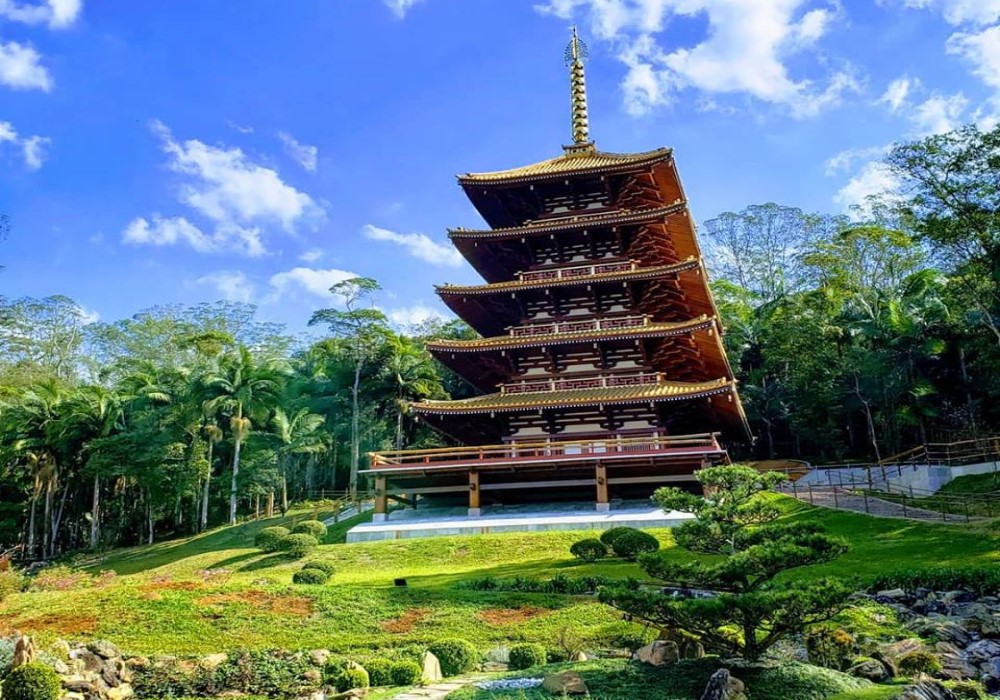 Torre de Miroku Templo Horyu