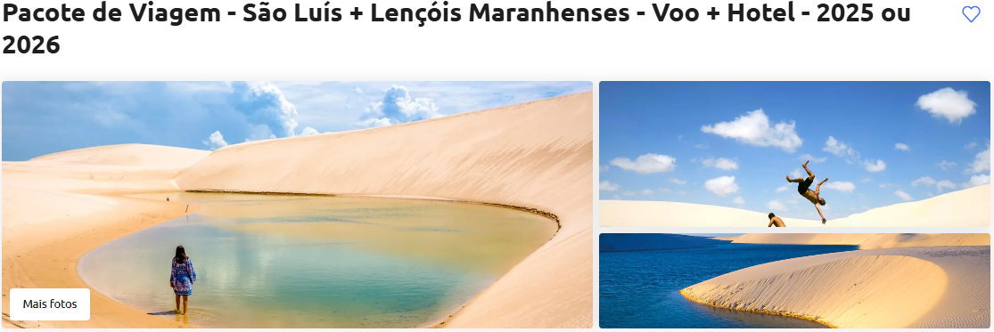 pacote lençóis maranhenses